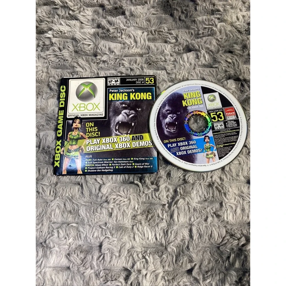 XBOX Magazine Demo Discs - Lot Of  8 Games Quake, King Kong, Final Fantasy, Doom